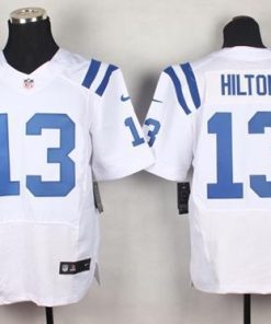 Nike Colts #13 T.Y. Hilton White Men's Stitched NFL Elite Jersey