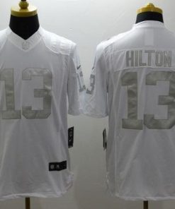 Nike Colts #13 T.Y. Hilton White Men's Stitched NFL Limited Platinum Jersey