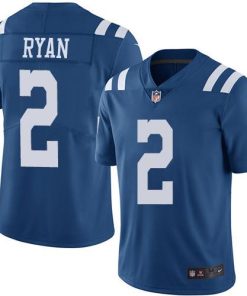 Nike Colts #2 Matt Ryan Royal Blue Men's Stitched NFL Limited Rush Jersey