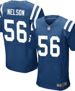 Nike Colts #56 Quenton Nelson Royal Blue Team Color Men's Stitched NFL Elite Jersey
