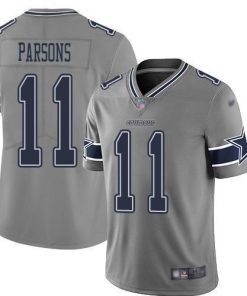Nike Cowboys #11 Micah Parsons Gray Men's Stitched NFL Limited Inverted Legend Jersey