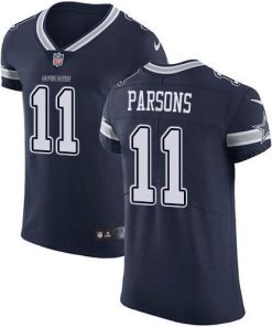 Nike Cowboys #11 Micah Parsons Navy Blue Team Color Men's Stitched NFL Vapor Untouchable Elite Jersey