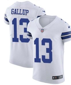 Nike Cowboys #13 Michael Gallup White Men's Stitched NFL Vapor Untouchable Elite Jersey