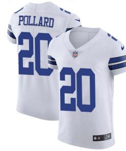 Nike Cowboys #20 Tony Pollard White Men's Stitched NFL Vapor Untouchable Elite Jersey