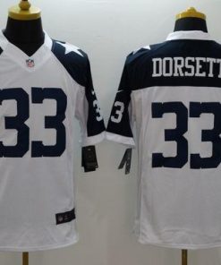 Nike Cowboys #33 Tony Dorsett White Thanksgiving Throwback Men's Stitched NFL Limited Jersey