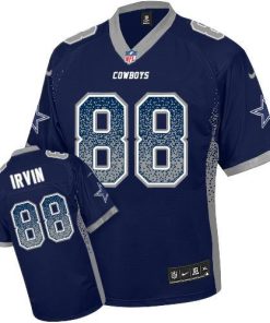 Nike Cowboys #88 Michael Irvin Navy Blue Team Color Men's Stitched NFL Elite Drift Fashion Jersey