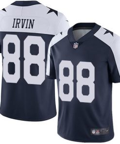 Nike Cowboys #88 Michael Irvin Navy Blue Thanksgiving Men's Stitched NFL Vapor Untouchable Limited Throwback Jersey