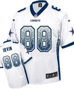 Nike Cowboys #88 Michael Irvin White Men's Stitched NFL Elite Drift Fashion Jersey