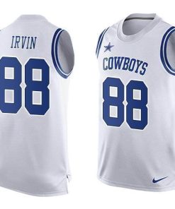 Nike Cowboys #88 Michael Irvin White Men's Stitched NFL Limited Tank Top Jersey