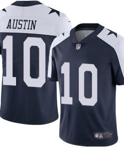 Nike Dallas Cowboys #10 Tavon Austin Navy Blue Thanksgiving Men's Stitched NFL Vapor Untouchable Limited Throwback Jersey Men's