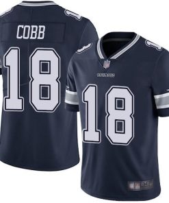 Nike Dallas Cowboys #18 Randall Cobb Navy Blue Team Color Men's Stitched NFL Vapor Untouchable Limited Jersey Men's
