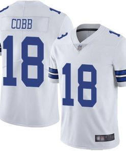 Nike Dallas Cowboys #18 Randall Cobb White Men's Stitched NFL Vapor Untouchable Limited Jersey Men's