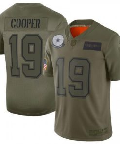 Nike Dallas Cowboys #19 Amari Cooper Camo Men's Stitched NFL Limited 2019 Salute To Service Jersey Men's