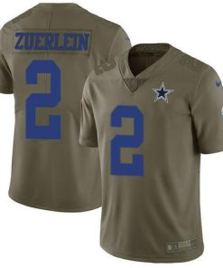 Nike Dallas Cowboys #2 Greg Zuerlein Olive Men's Stitched NFL Limited 2017 Salute To Service Jersey Men's