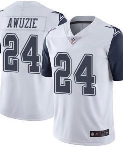 Nike Dallas Cowboys #24 Chidobe Awuzie White Men's Stitched NFL Limited Rush Jersey Men's