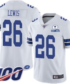 Nike Dallas Cowboys #26 Jourdan Lewis White Men's Stitched With Established In 1960 Patch NFL 100th Season Vapor Untouchable Limited Jersey Men's