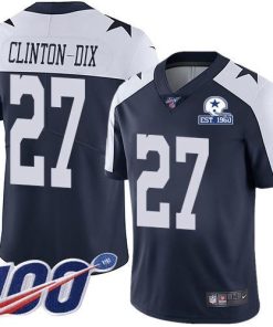Nike Dallas Cowboys #27 Ha Ha Clinton-Dix Navy Blue Thanksgiving Men's Stitched With Established In 1960 Patch NFL 100th Season Vapor Untouchable Limited T
