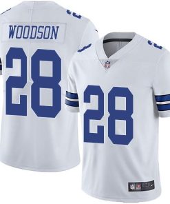 Nike Dallas Cowboys #28 Darren Woodson White Men's Stitched NFL Vapor Untouchable Limited Jersey Men's