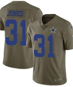 Nike Dallas Cowboys #31 Byron Jones Olive Men's Stitched NFL Limited 2017 Salute To Service Jersey Men's