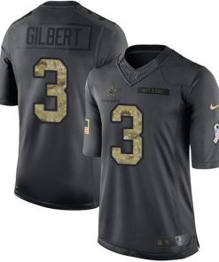 Nike Dallas Cowboys #3 Garrett Gilbert Black Men's Stitched NFL Limited 2016 Salute to Service Jersey Men's