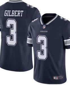 Nike Dallas Cowboys #3 Garrett Gilbert Navy Blue Team Color Men's Stitched NFL Vapor Untouchable Limited Jersey Men's