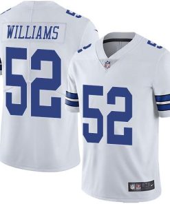 Nike Dallas Cowboys #52 Connor Williams White Men's Stitched NFL Vapor Untouchable Limited Jersey Men's