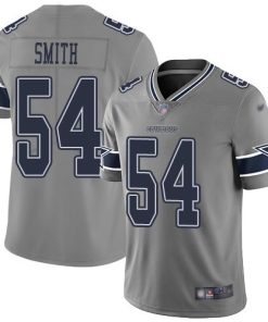 Nike Dallas Cowboys #54 Jaylon Smith Gray Men's Stitched NFL Limited Inverted Legend Jersey Men's