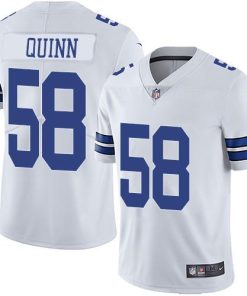 Nike Dallas Cowboys #58 Robert Quinn White Men's Stitched NFL Vapor Untouchable Limited Jersey Men's