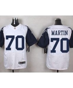 Nike Dallas Cowboys #70 Zack Martin White Men's Stitched NFL Elite Rush Jersey Men's