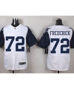Nike Dallas Cowboys #72 Travis Frederick White Men's Stitched NFL Elite Rush Jersey Men's