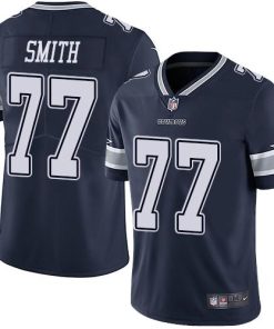 Nike Dallas Cowboys #77 Tyron Smith Navy Blue Team Color Men's Stitched NFL Vapor Untouchable Limited Jersey Men's