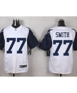 Nike Dallas Cowboys #77 Tyron Smith White Men's Stitched NFL Elite Rush Jersey Men's