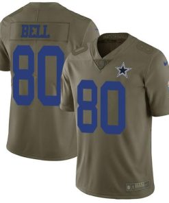 Nike Dallas Cowboys #80 Blake Bell Olive Men's Stitched NFL Limited 2017 Salute To Service Jersey Men's