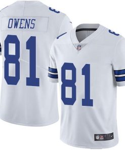 Nike Dallas Cowboys #81 Terrell Owens White Men's Stitched NFL Vapor Untouchable Limited Jersey Men's