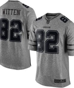 Nike Dallas Cowboys #82 Jason Witten Gray Men's Stitched NFL Limited Gridiron Gray Jersey Men's