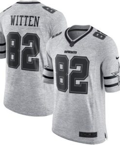 Nike Dallas Cowboys #82 Jason Witten Gray Men's Stitched NFL Limited Gridiron Gray II Jersey Men's
