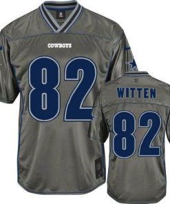 Nike Dallas Cowboys #82 Jason Witten Grey Men's Stitched NFL Elite Vapor Jersey Men's