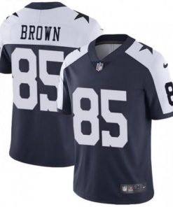 Nike Dallas Cowboys #85 Noah Brown Navy Blue Thanksgiving Men's Stitched NFL Vapor Untouchable Limited Throwback Jersey Men's