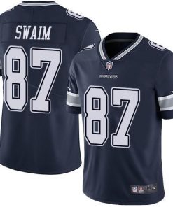 Nike Dallas Cowboys #87 Geoff Swaim Navy Blue Team Color Men's Stitched NFL Vapor Untouchable Limited Jersey Men's
