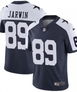 Nike Dallas Cowboys #89 Blake Jarwin Navy Blue Thanksgiving Men's Stitched NFL Vapor Untouchable Limited Throwback Jersey Men's