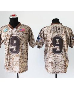 Nike Dallas Cowboys #9 Tony Romo Camo Men's Stitched NFL New Elite USMC Jersey Men's