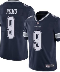 Nike Dallas Cowboys #9 Tony Romo Navy Blue Team Color Men's Stitched NFL Vapor Untouchable Limited Jersey Men's