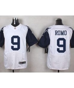 Nike Dallas Cowboys #9 Tony Romo White Men's Stitched NFL Elite Rush Jersey Men's