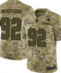 Nike Dallas Cowboys #92 Dorance Armstrong Camo Men's Stitched NFL Limited 2018 Salute To Service Jersey Men's