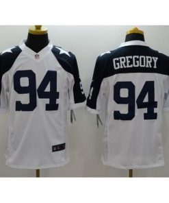 Nike Dallas Cowboys #94 Randy Gregory White Thanksgiving Throwback Men's Stitched NFL Limited Jersey Men's