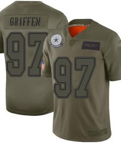 Nike Dallas Cowboys #97 Everson Griffen Camo Men's Stitched NFL Limited 2019 Salute To Service Jersey Men's