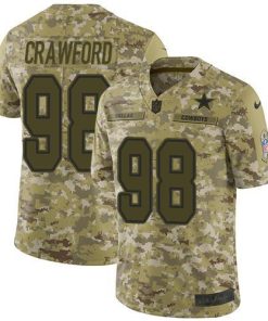 Nike Dallas Cowboys #98 Tyrone Crawford Camo Men's Stitched NFL Limited 2018 Salute To Service Jersey Men's