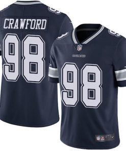 Nike Dallas Cowboys #98 Tyrone Crawford Navy Blue Team Color Men's Stitched NFL Vapor Untouchable Limited Jersey Men's