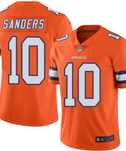 Nike Denver Broncos #10 Emmanuel Sanders Orange Men's Stitched NFL Limited Rush Jersey Men's