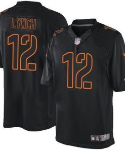 Nike Denver Broncos #12 Paxton Lynch Black Men's Stitched NFL Impact Limited Jersey Men's